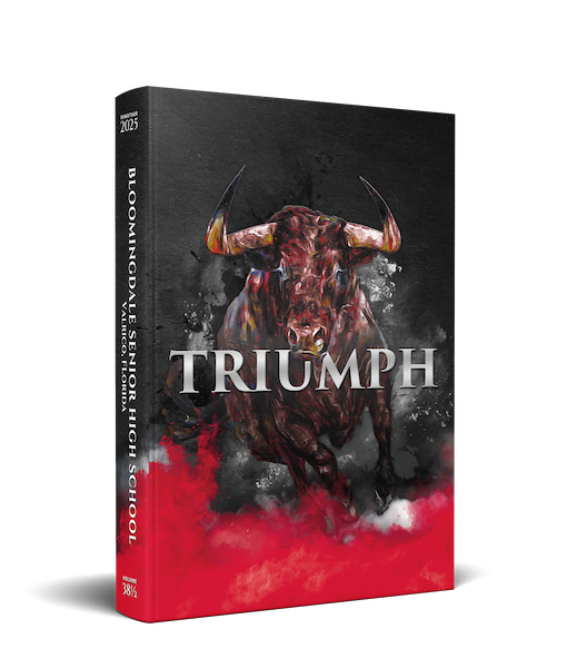 2025 Bloomingdale High School Yearbook Cover Mockup