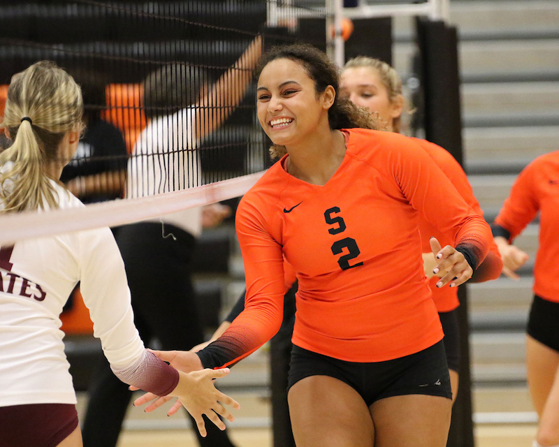 Volleyball Action Shot